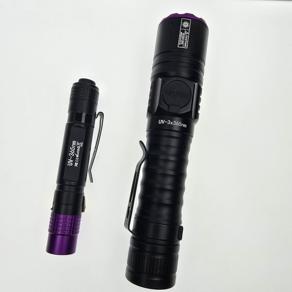 best black light flashlight for minerals HQRP 12 LED 365 nm Blacklight Inspection Identification, Gemstone Detection finding scorpions Which UV light is best