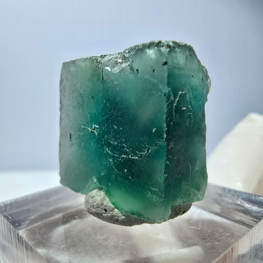 Klarer Phantom Fluorit Würfel parkettiert, grün Okorusu, Namibia 20*18*11mm
