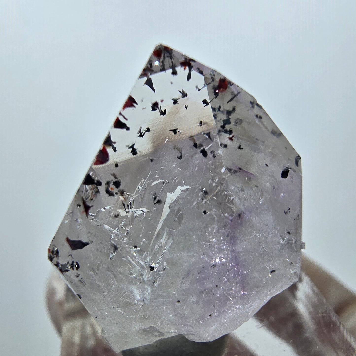 Mine d'améthyste fantôme Enhydro Harlequin, Goboboseb, Namibie, 29 x 20 x 13 mm