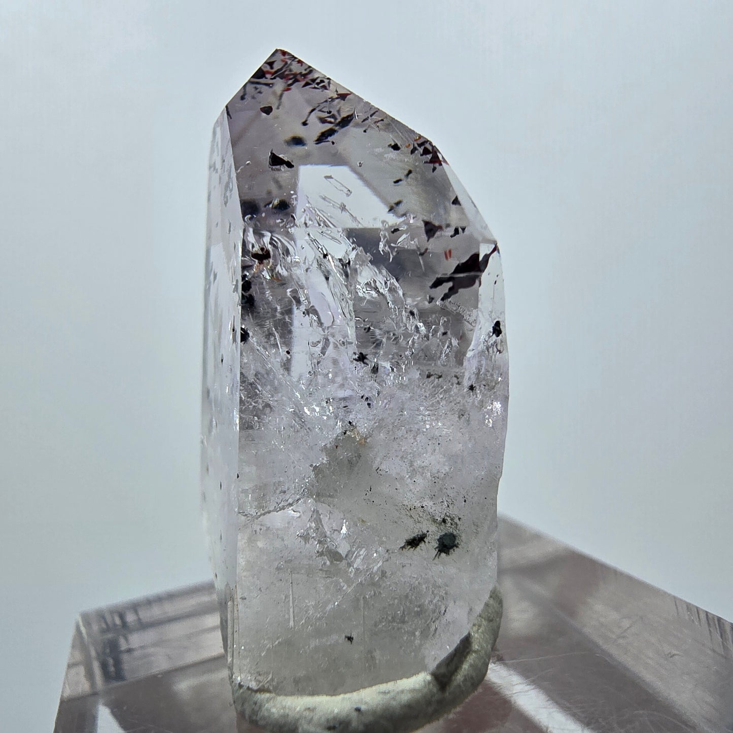 Mine d'améthyste fantôme Enhydro Harlequin, Goboboseb, Namibie, 29 x 20 x 13 mm