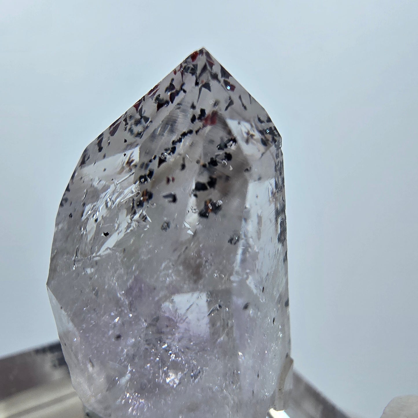 Mine d'améthyste fantôme Enhydro Harlequin, Goboboseb, Namibie, 29 x 20 x 13 mm