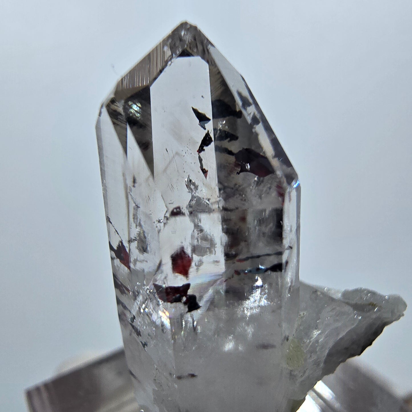 Quartz Harlequin clair, mine Prehnite Point Streep, Goboboseb, Namibie, 32 x 21 x 15