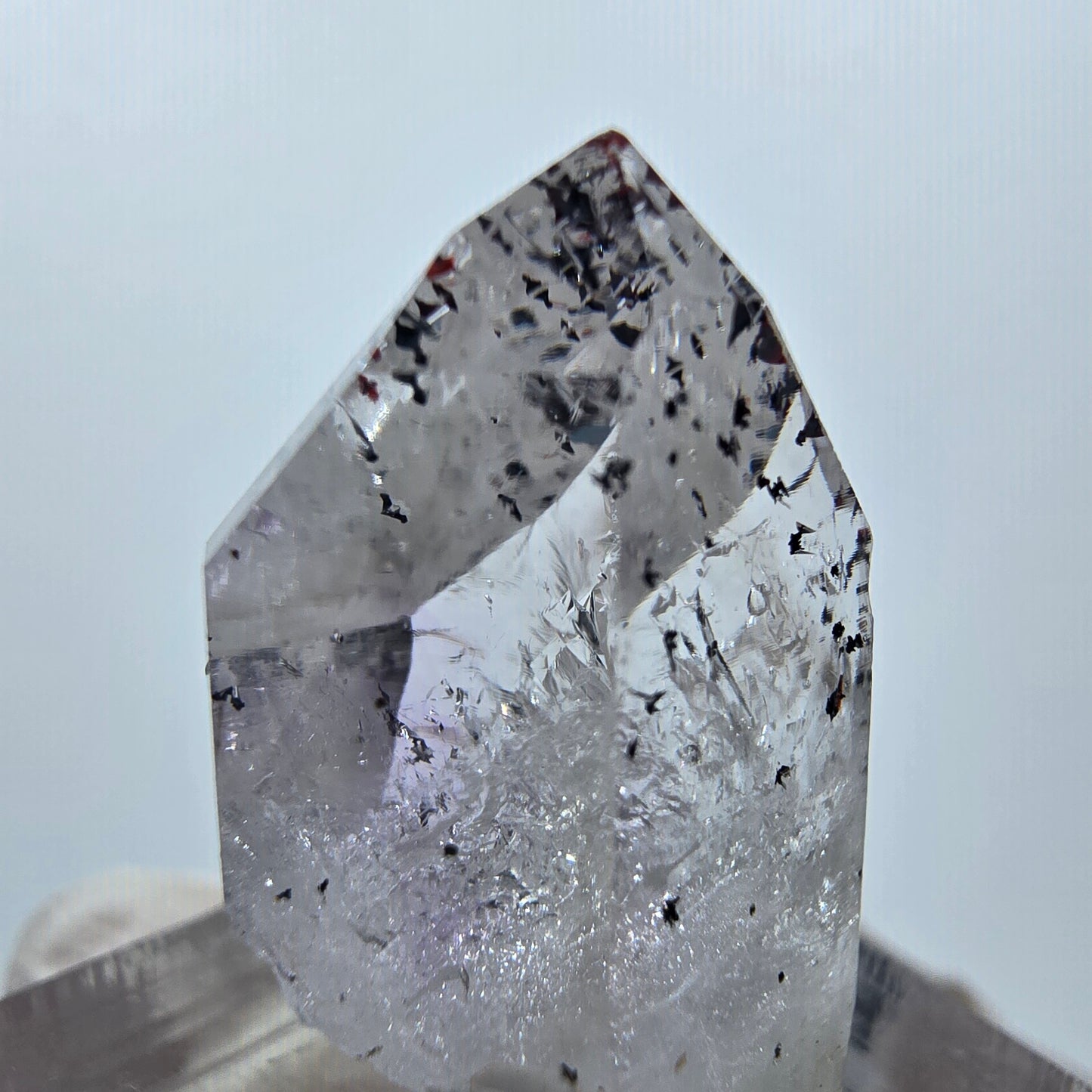 Mine d'améthyste fantôme Enhydro Harlequin, Goboboseb, Namibie, 29 x 20 x 13 mm