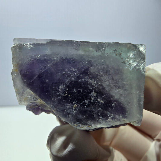 Phantom Fluorit Würfel Stufe, lila weiß Okorusu, Namibia 47*36*30mm