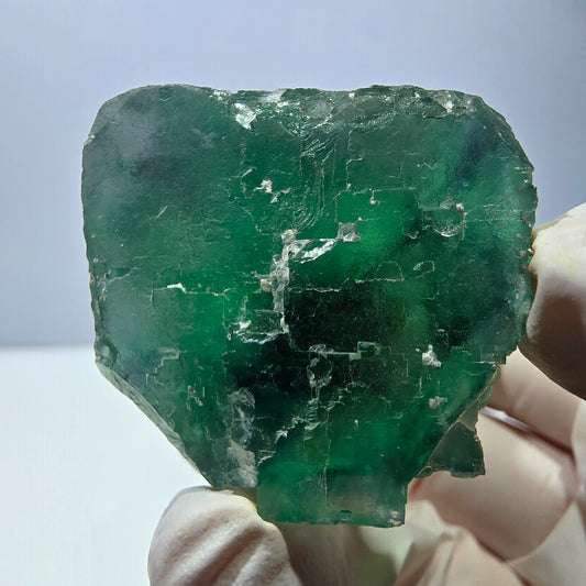 Phantom Fluorit Würfel Stufe, grün Okorusu, Namibia 35*33*32mm