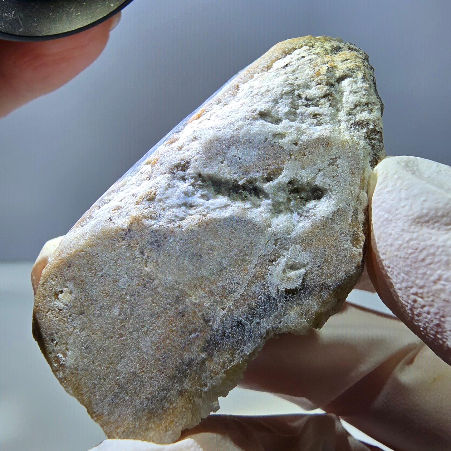 Phantom Fluorit Würfel Stufe, gelb grün Okorusu, Namibia 55*35*16mm