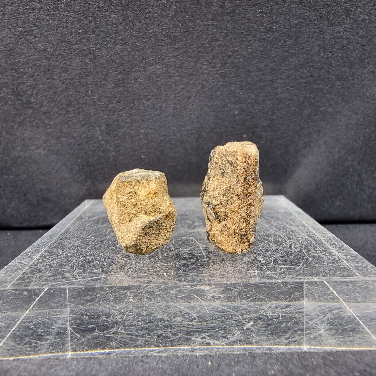 2x Staurolith Set 14*9*11+15*11*9mm 3,26+2,93g Bretagne, Frankreich Sammlung