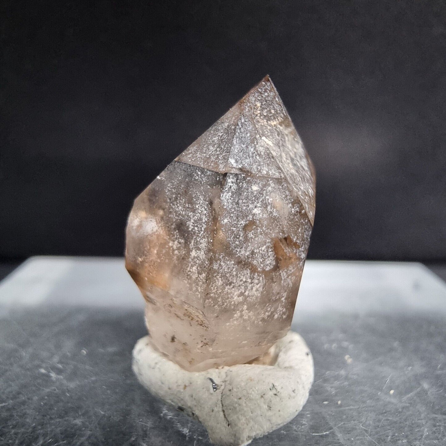 TOP klarer Zepterquarz, Bergrkistall 20*16*11mm 4g aus Erongo, Namibia Kristall
