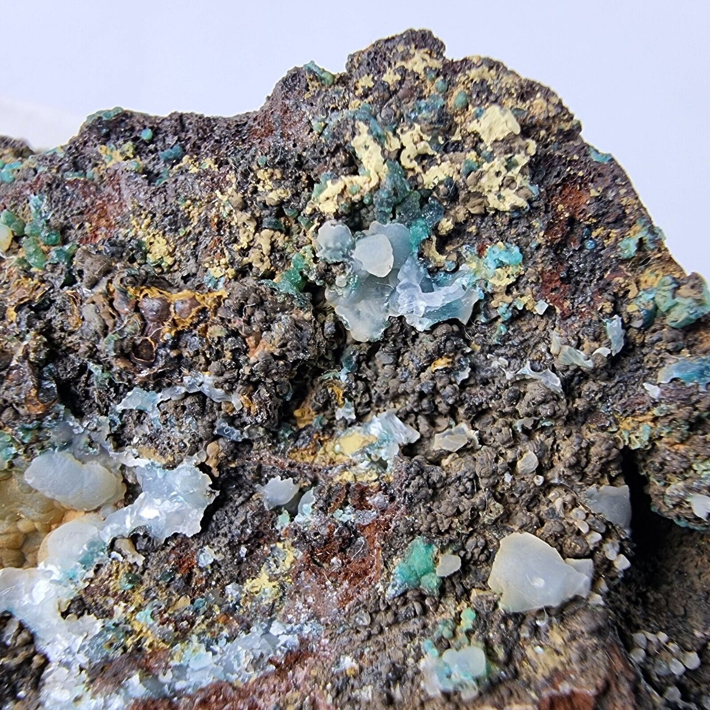 Seltene Smithsonit Stufe blau grau 72*52*29mm 118g Brasilien Mineraliensammlung