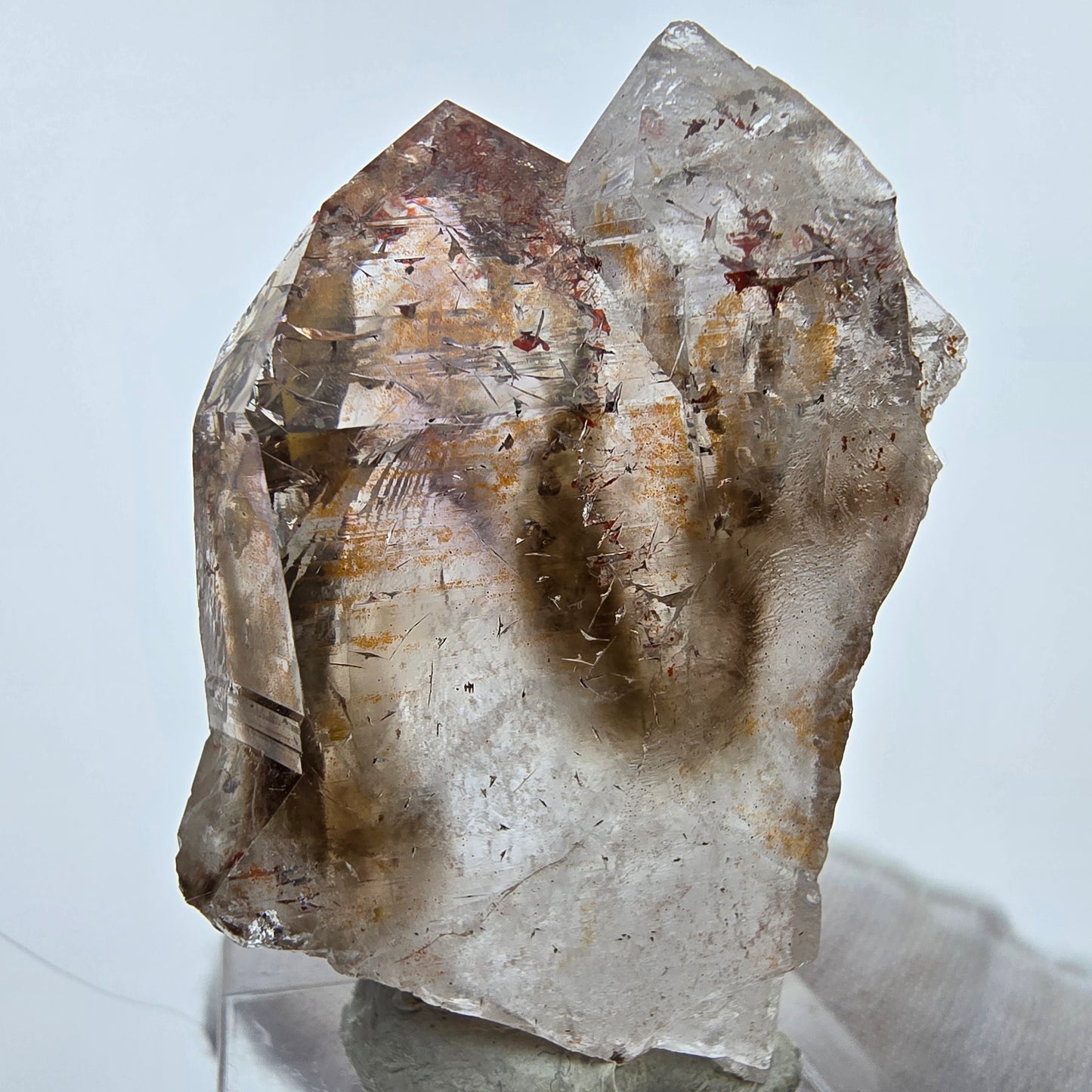 Harlekin Phantom Amethyst Zepter Stufe Goboboseb, Namibia 44*30*18mm Sammlung
