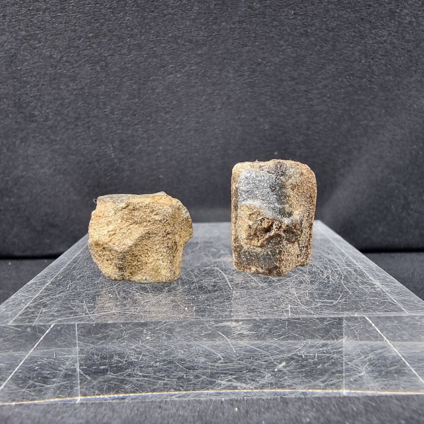 2x Staurolith Set 14*9*11+15*11*9mm 3,26+2,93g Bretagne, Frankreich Sammlung