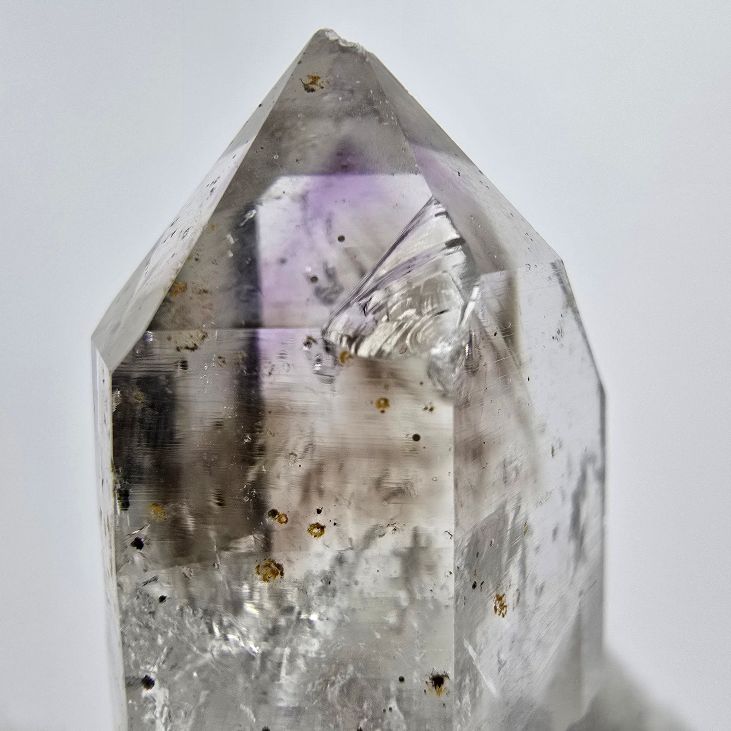 Enhydro Phantom Amethyst mit Hämatit Streep Mine Goboboseb Namibia 35*21*17mm