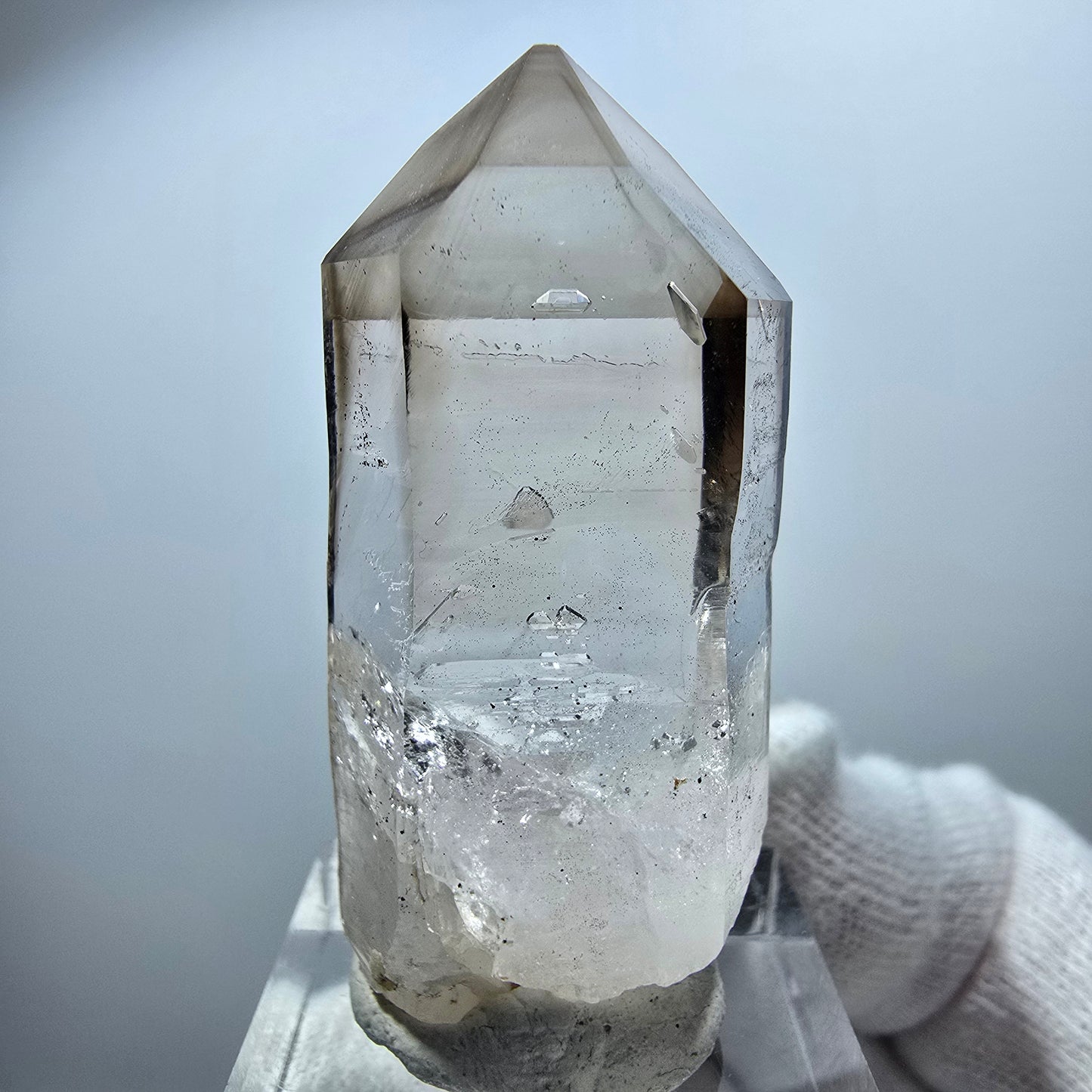 Clear Phantom Smoky Quartz Scepter Point Goboboseb, Namibia 45*21*13mm