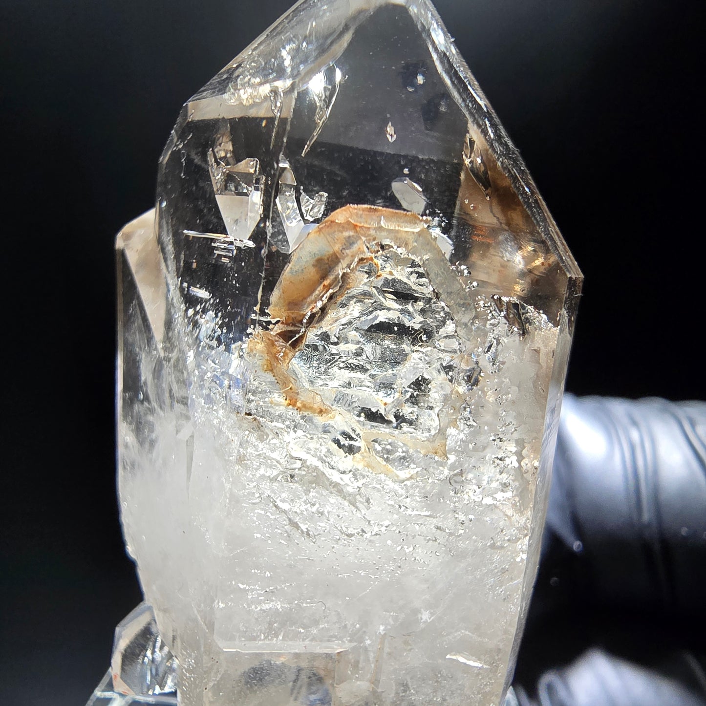 Phantom Rauchquarz Doppelender Stufe Goboboseb, Namibia 47*25*20mm Sammlung