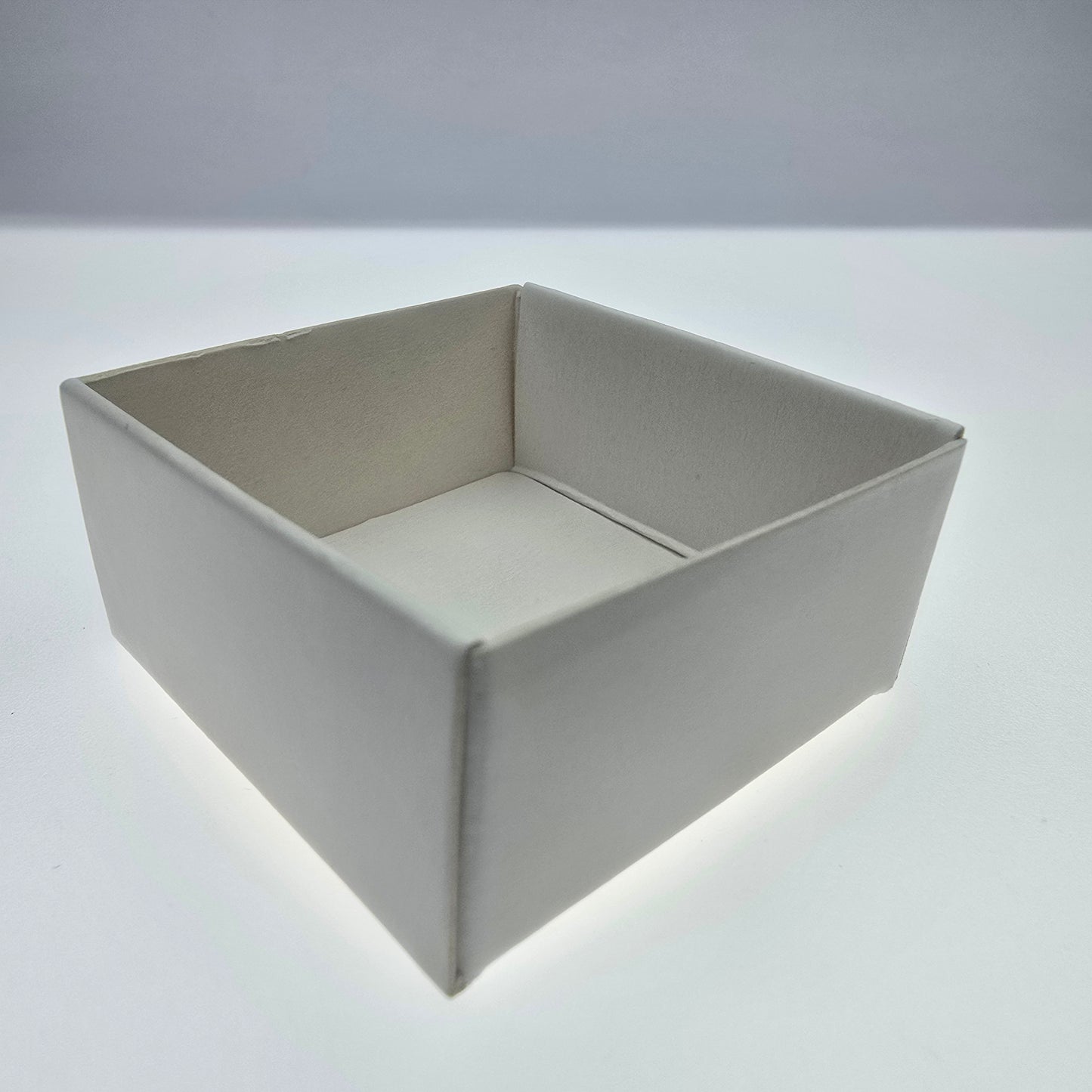 50 Stk. Faltschachteln für Mineralien, 40x40x20 mm, Karton offene Box Schachtel