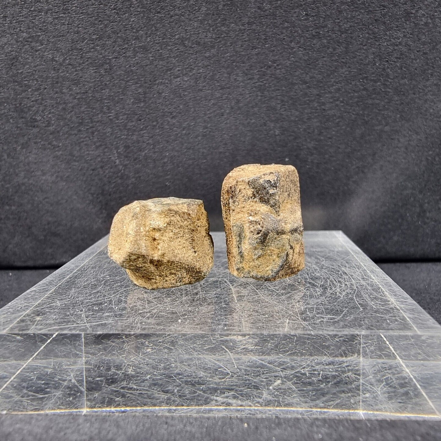 2x Staurolith Set 14*9*11+15*11*9mm 3,26+2,93g Bretagne, Frankreich Sammlung