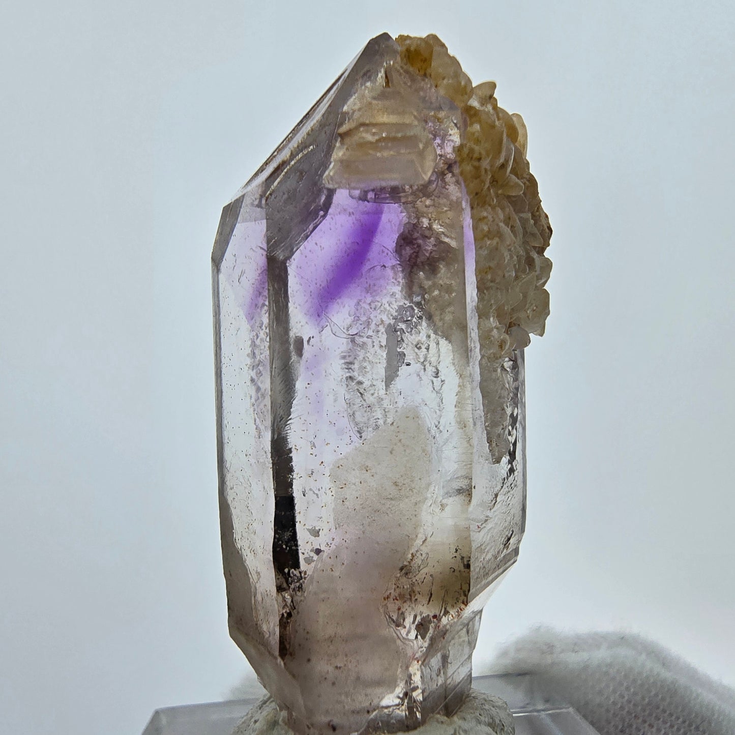 Phantom Amethyst, Fenster Zepter Quarz Goboboseb, Namibia 42*20*17mm, Sammlung
