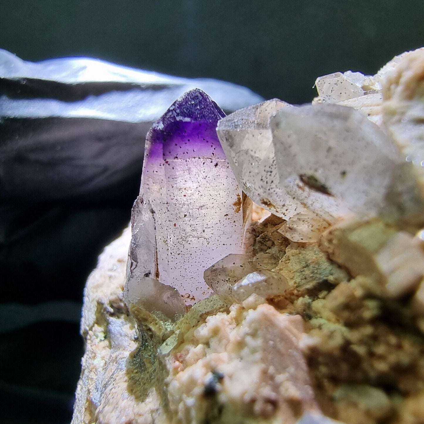 Seltene Brandberg Amethyst Stufe 40*32*38mm Brandberg, Namibia Sammlung