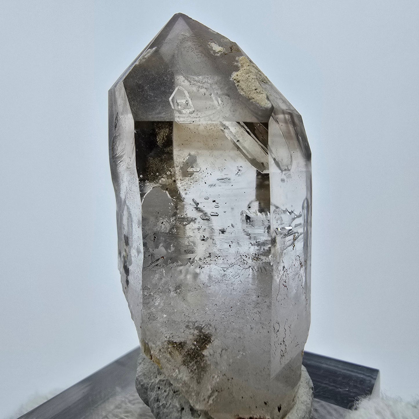 Klarer Phantom Rauchquarz Zepter Kristall Goboboseb, Namibia 42*21*18mm