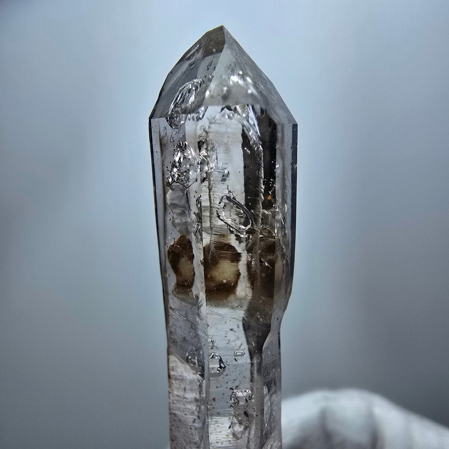 Seltener Phantom Rauchquarz Zepter Kristall Goboboseb, Namibia 53*13*9mm