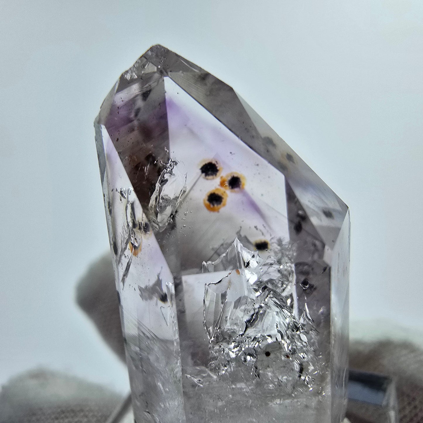 Enhydro Phantom Amethyst Hämatit Streep Mine Goboboseb Namibia 37*19*16mm