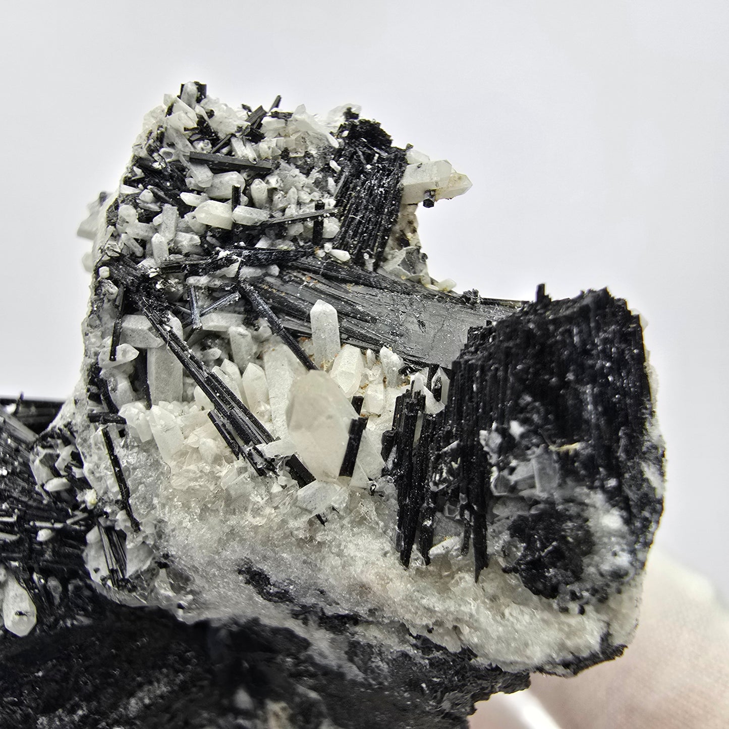 Seltene Schörl Turmalin, Quarz Stufe Erongo, Namibia 74*54*52mm Sammlung