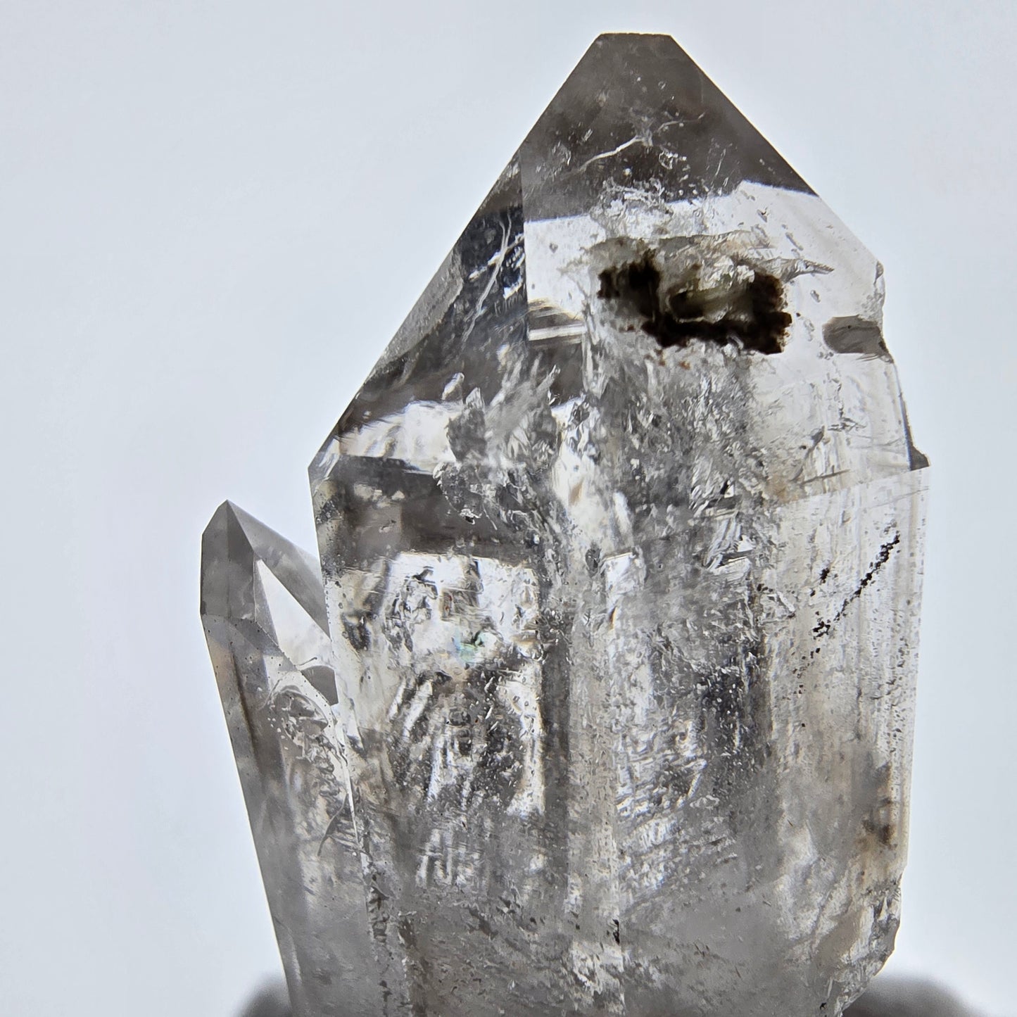 Skeleton Phantom Smoky Quartz DT Scepter Valentine Pocket, Namibia 55*25*25mm
