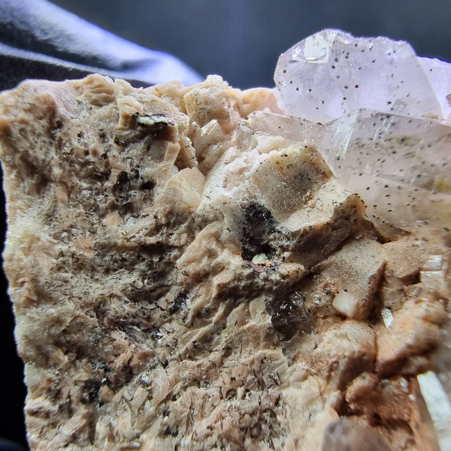 Seltene Brandberg Amethyst Stufe 40*32*38mm Brandberg, Namibia Sammlung