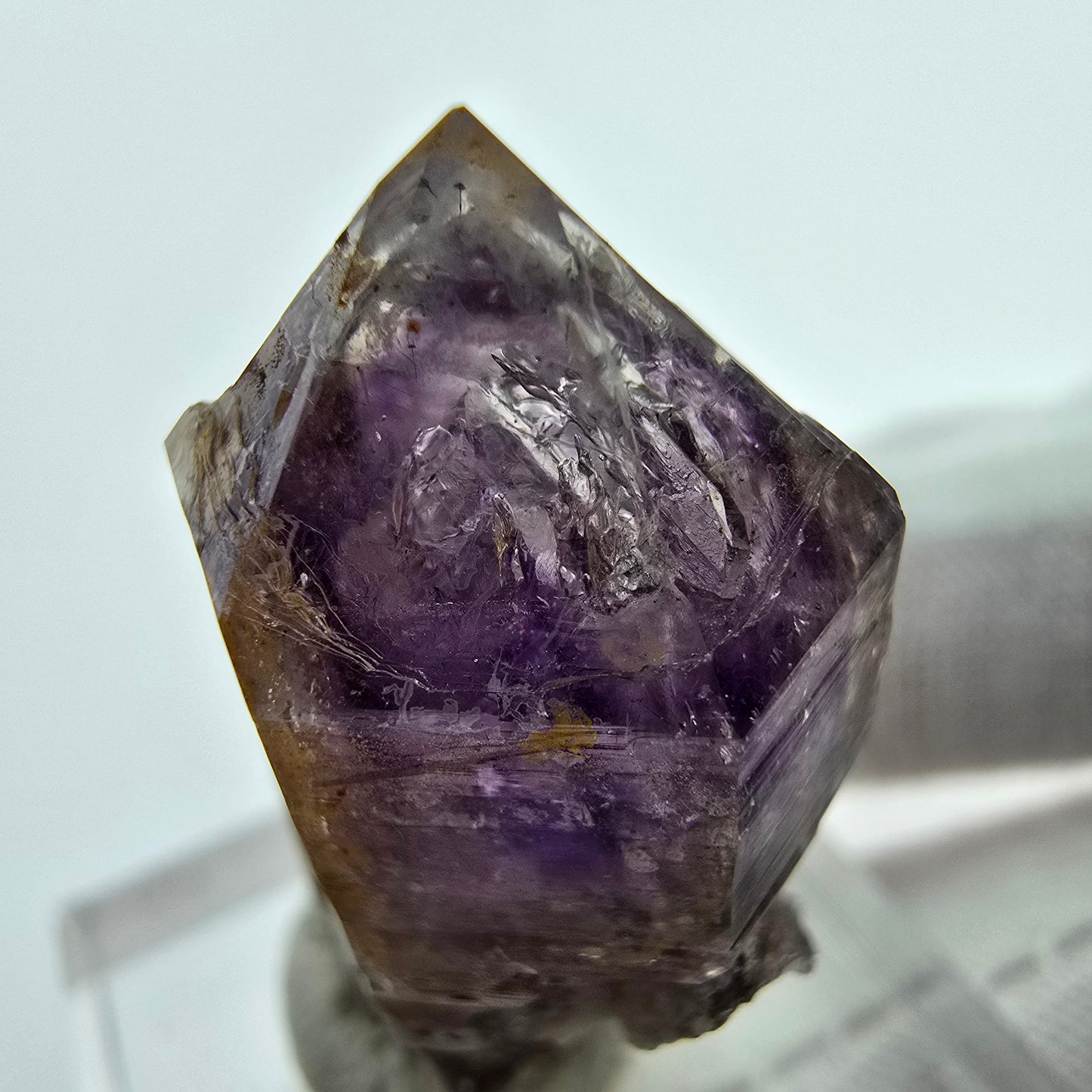 Enhydro Phantom Amethyst Fenster Zepter, 1x Blase Goboboseb, Namibia 32*17*13mm