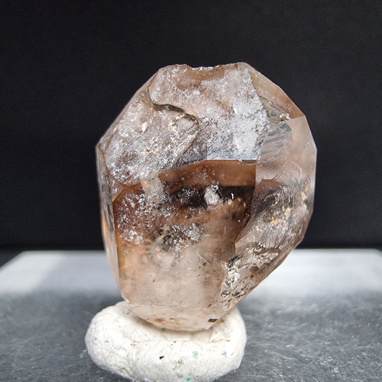 TOP klarer Zepterquarz, Bergrkistall 20*16*11mm 4g aus Erongo, Namibia Kristall