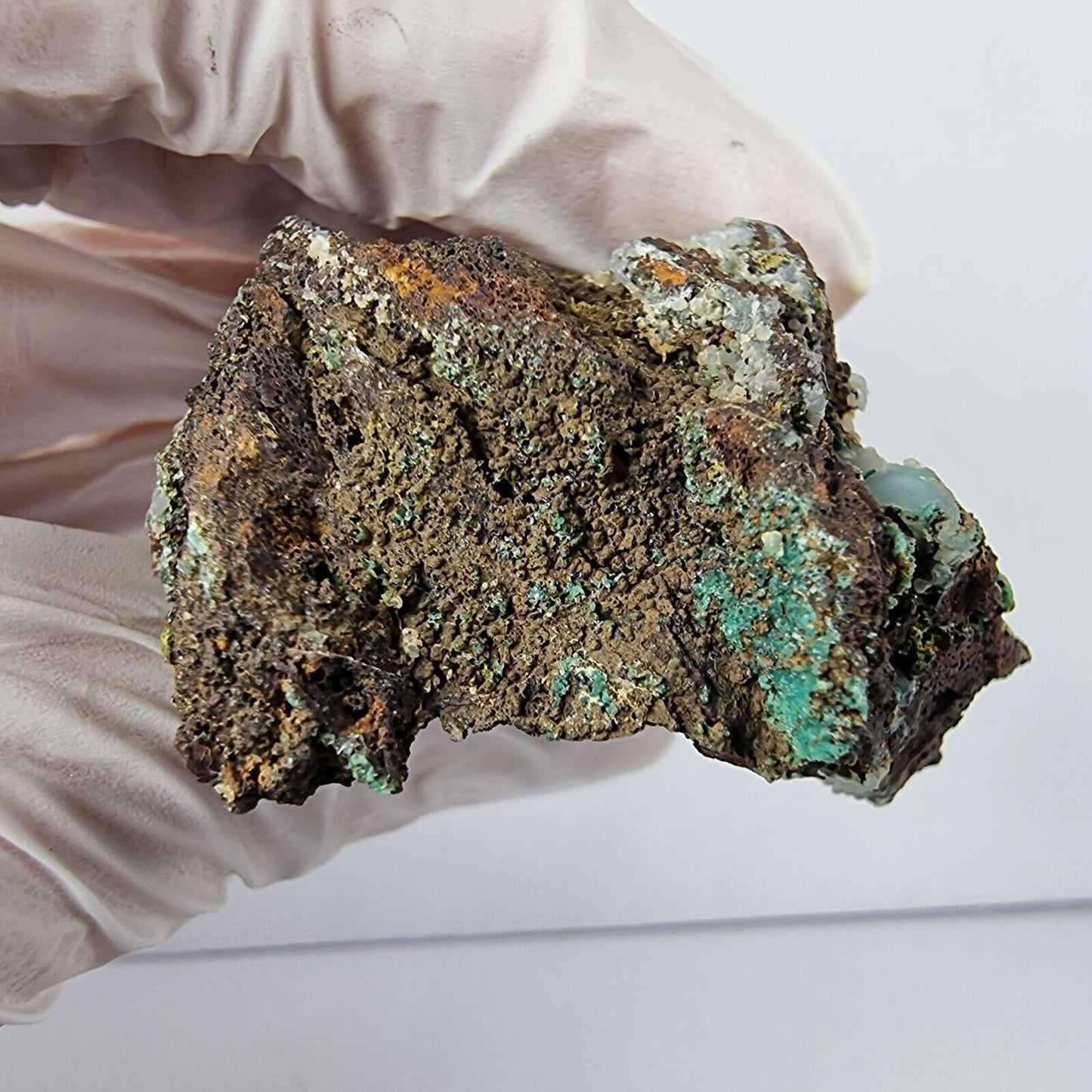 Seltene Smithsonit Stufe blau grau 72*52*29mm 118g Brasilien Mineraliensammlung