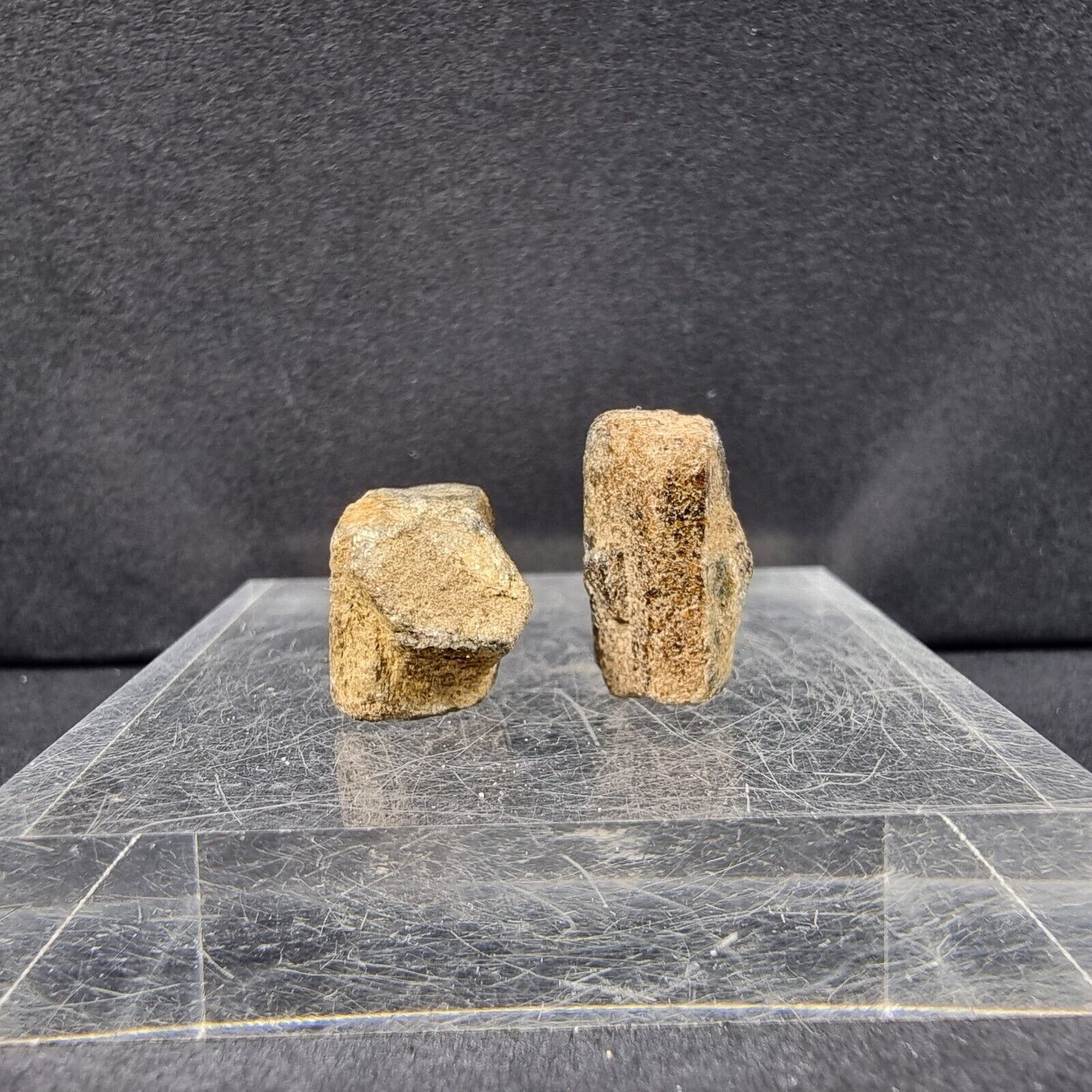 2x Staurolith Set 14*9*11+15*11*9mm 3,26+2,93g Bretagne, Frankreich Sammlung