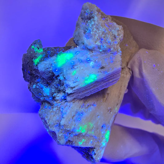 Orthoklas, Aquamarin, Hyalit Opal, Rauchquarz, Schörl Turmalin Erongo, Namibia 49*32*25mm