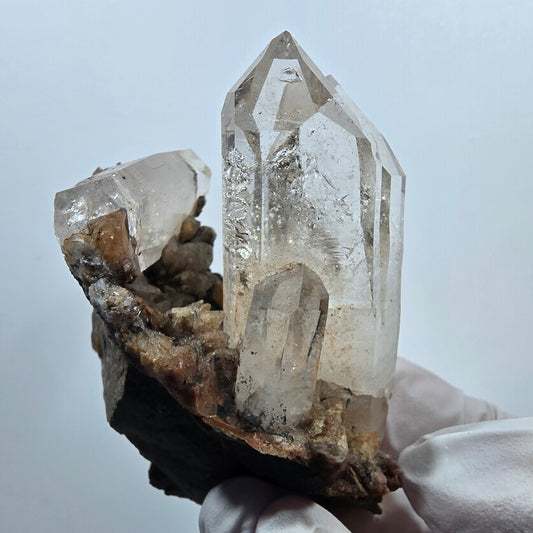 Enhydro Phantom Rauchquarz, Matrix Stufe, 1x Blase Goboboseb, Namibia 70*66*39mm