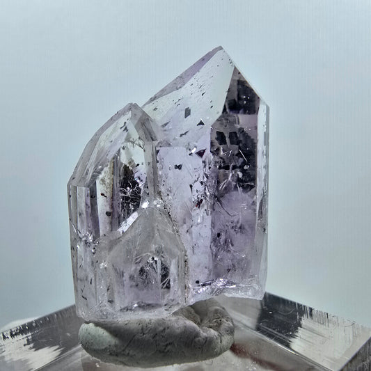 Enhydro Harlekin Phantom Amethyst, 1x Blase Streep Mine Goboboseb, Namibia 32*18*16mm