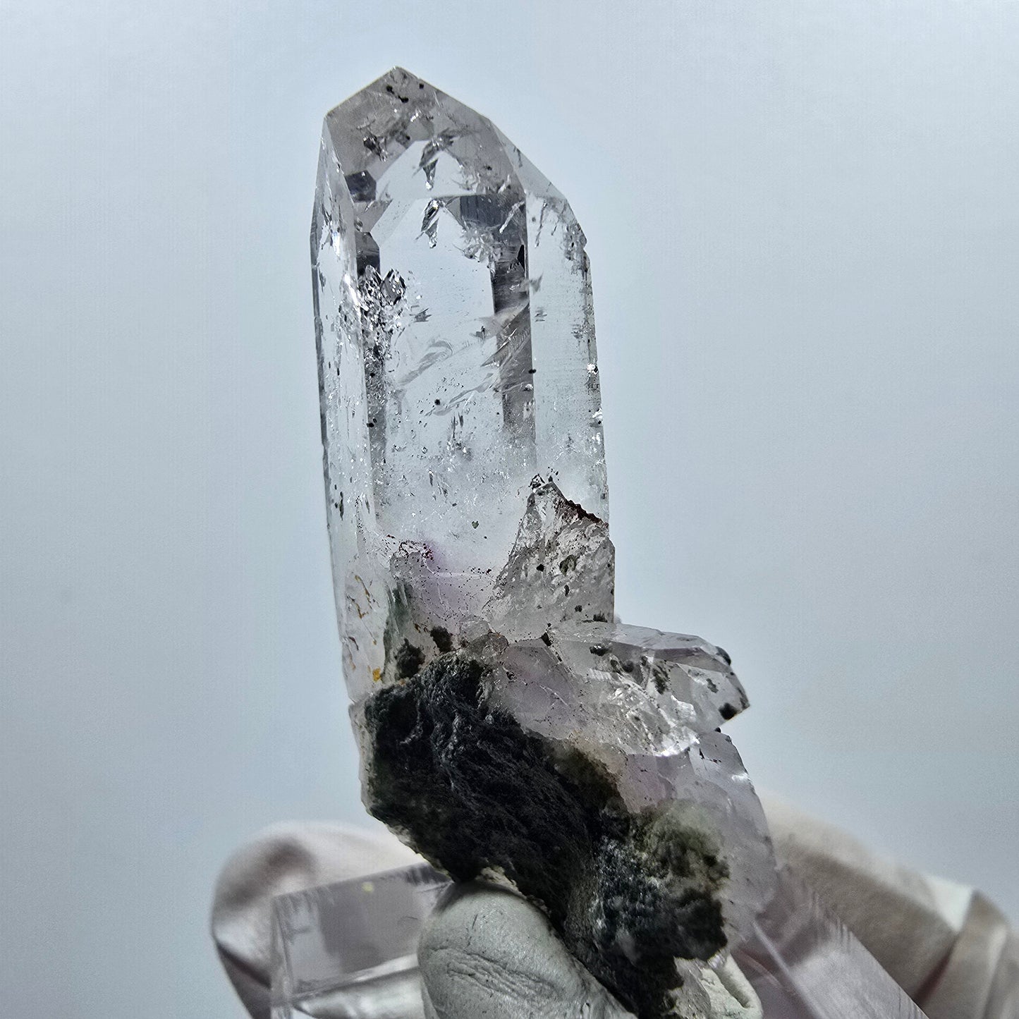 Lemurian Phantom Amethyst Hämatit Stufe Streep Mine Goboboseb Namibia 44*24*14mm