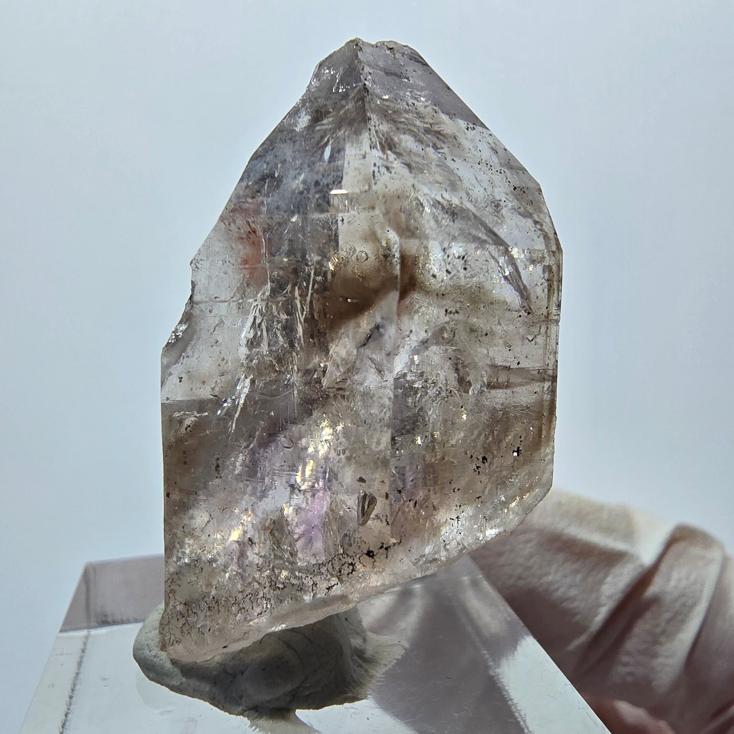 Enhydro Phantom Amethyst Zepter, 4x Blase (große) Goboboseb, Namibia 37*21*20mm