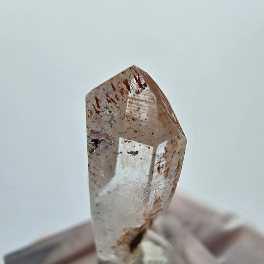 Harlequin Phantom Quartz Double Terminated Streep Mine Goboboseb, Namibia 33*9*8mm