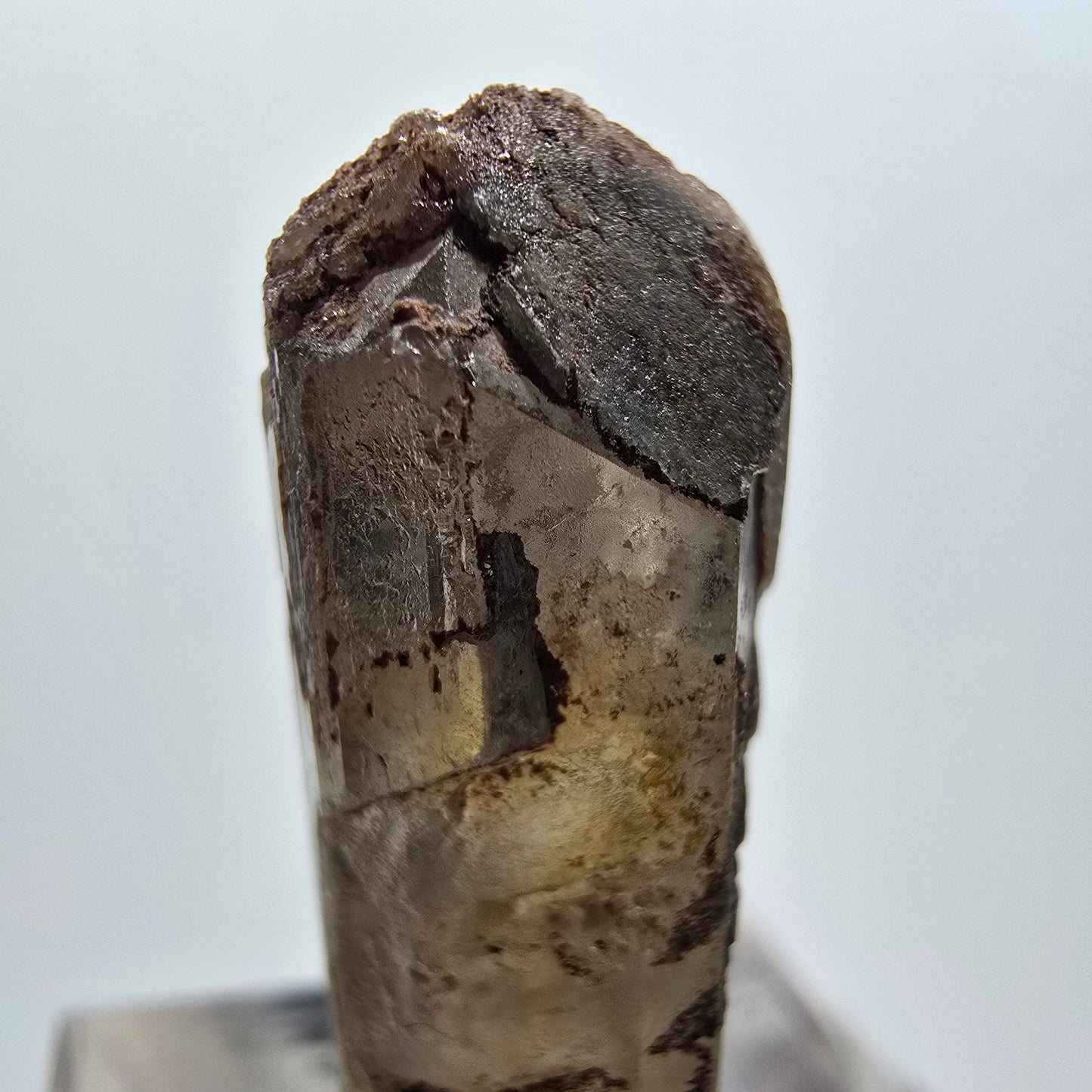 Seltener Baryt X Kristall, braun gelb Brukkaros, Namibia 34*14*11mm