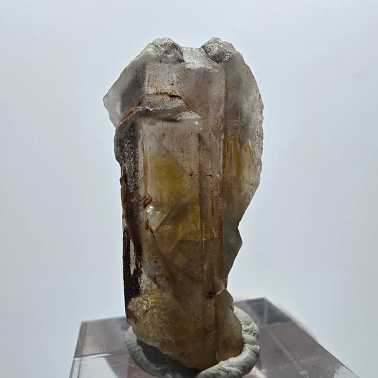 Cristal de barytine rare, brun-jaune, Brukkaros, Namibie, 36*17*14 mm