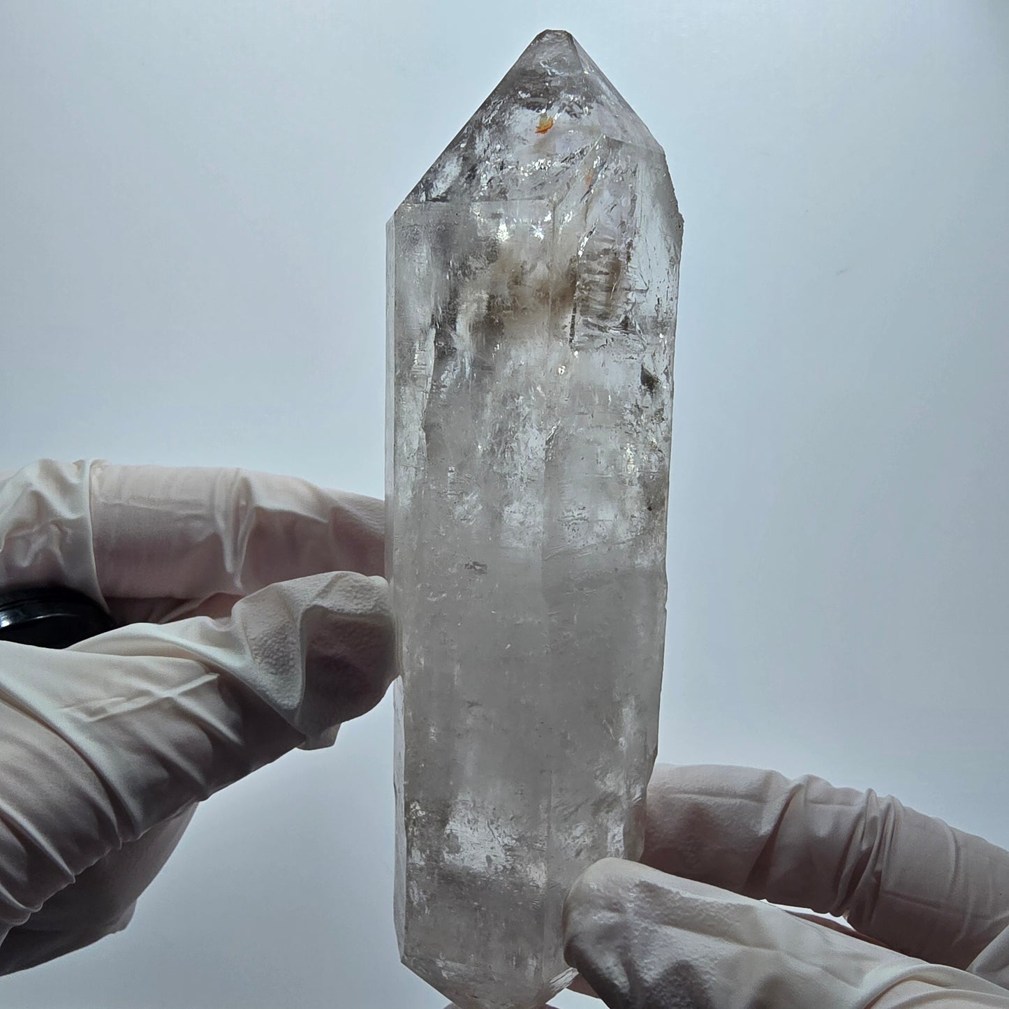 XL Enhydro Skelett Phantom Rauchquarz DT, 5x Blase Goboboseb Namibia 137*40*25mm