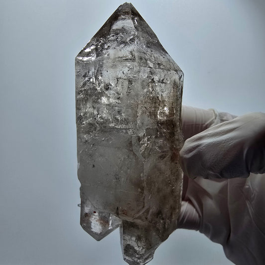 XL Enhydro Skeleton Phantom Smoky Quartz DT, 1x Bubble Goboboseb, Namibia 109*48*38mm