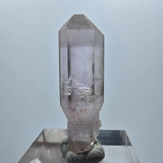 Seltene Skelett Phantom Amethyst DT Zepter Spitze Goboboseb, Namibia 34*10*9mm