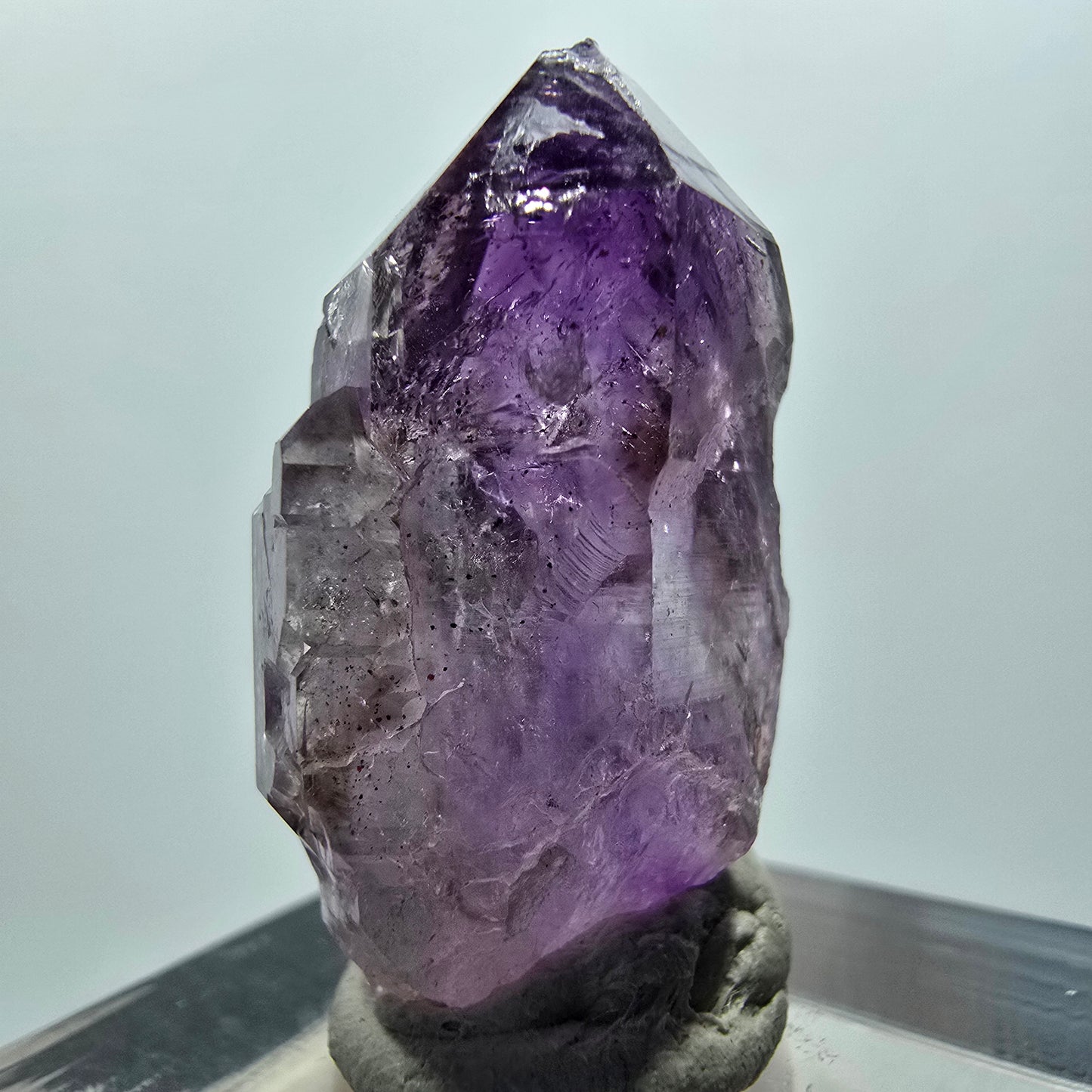 Seltene Skelett Phantom Amethyst Zepter Spitze Goboboseb, Namibia 30*20*12mm