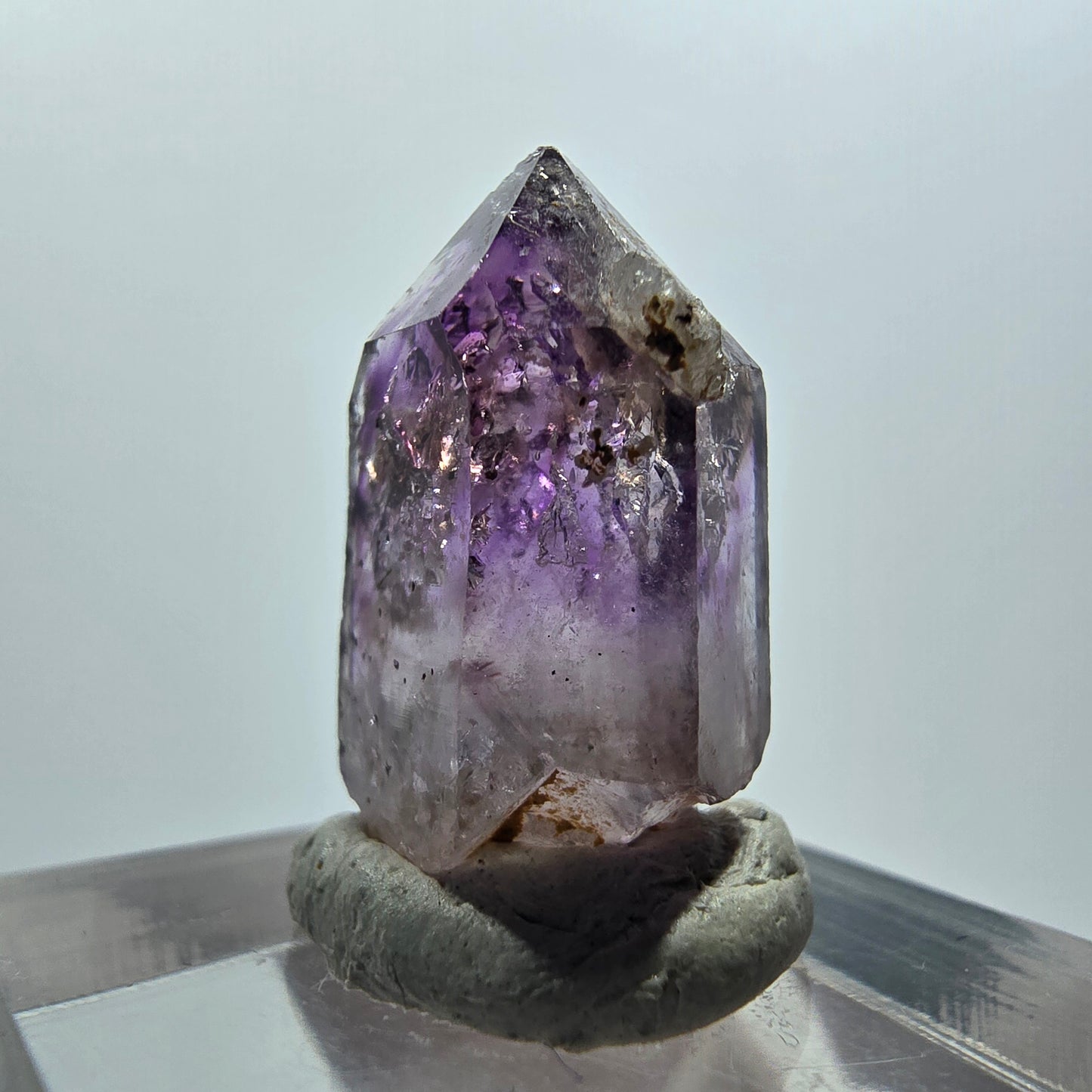 Seltene Phantom Amethyst Kristall Spitze Brandberg, Namibia 22*13*10mm