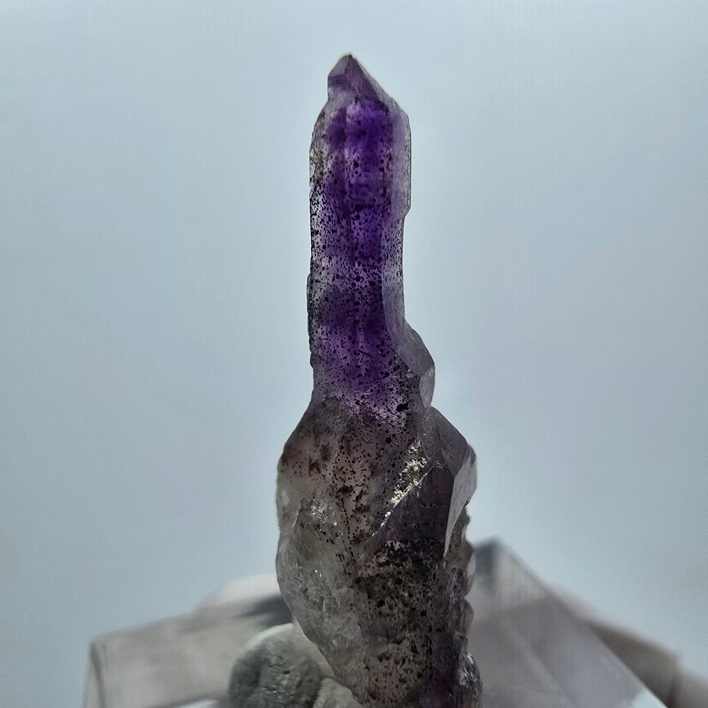 Seltene Phantom Amethyst Zepter Spitze Brandberg, Namibia 31*11*9mm
