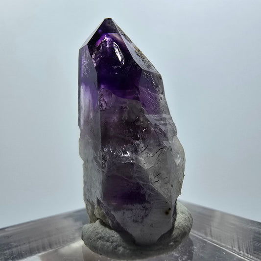 Enhydro Phantom Amethyst Zepter Spitze, 1x Blase Brandberg, Namibia 26*13*12mm