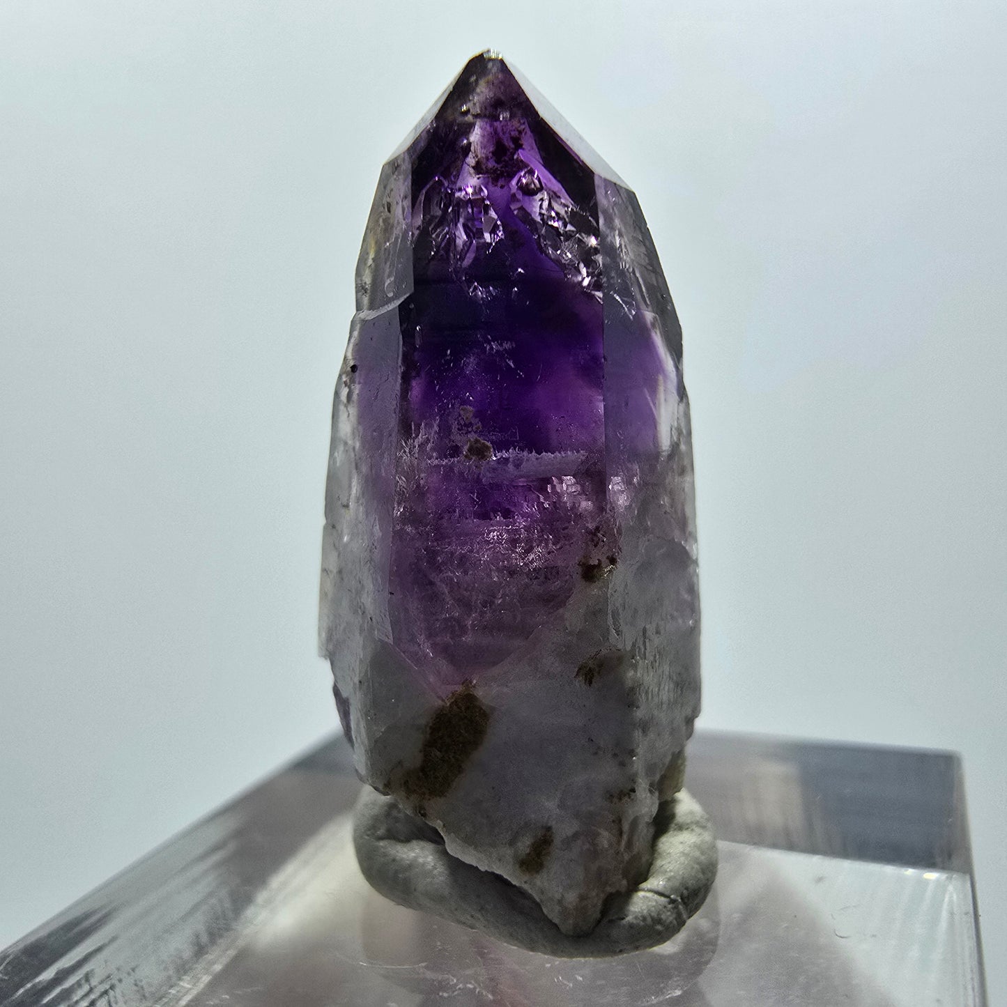Enhydro Phantom Amethyst Zepter Spitze, 1x Blase Brandberg, Namibia 26*13*12mm
