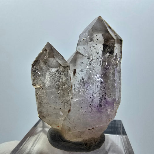 Seltene Skelett Phantom Amethyst DT Zepter Spitze Goboboseb, Namibia 32*24*13mm
