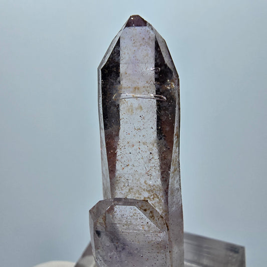 Klare Lemurian Phantom Amethyst Zepter Spitze Goboboseb, Namibia 42*13*9mm